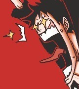 这个画风再加上路飞的表情！！逗比一枚呀 O(∩_∩)O[哈哈]