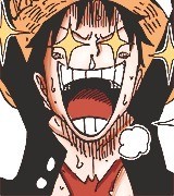 这个画风再加上路飞的表情！！逗比一枚呀 O(∩_∩)O[哈哈]