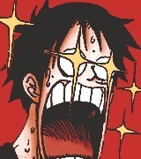 这个画风再加上路飞的表情！！逗比一枚呀 O(∩_∩)O[哈哈]