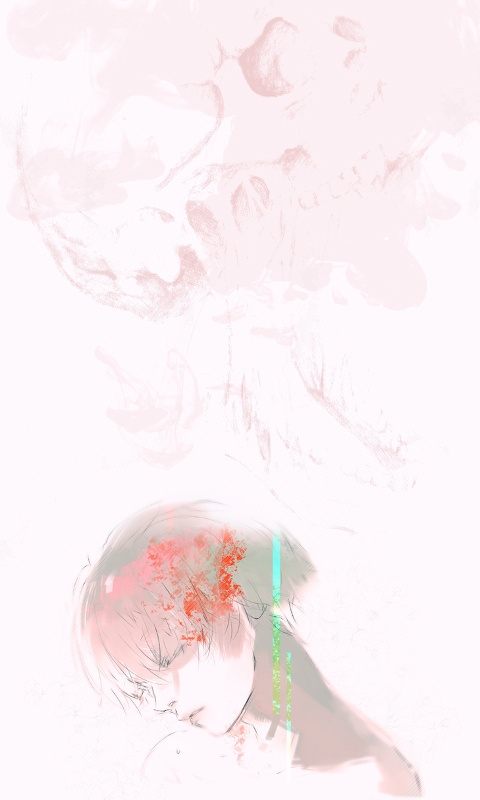 #东京食尸鬼#美图分享 一组作者的手稿改图，可做手机壁纸。