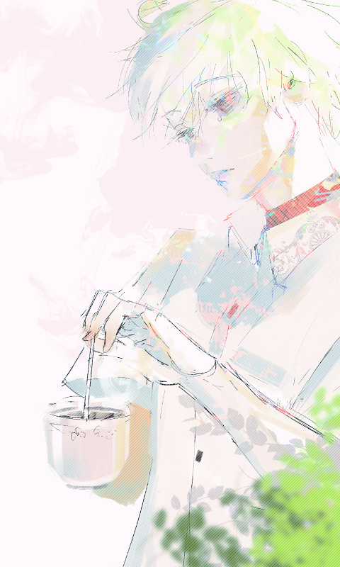 #东京食尸鬼#美图分享 一组作者的手稿改图，可做手机壁纸。