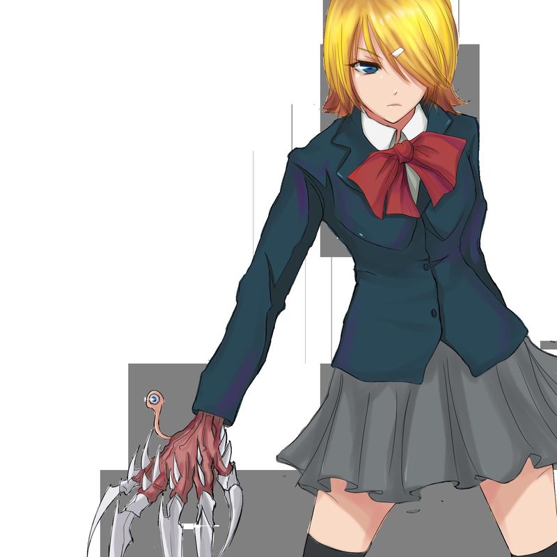 图片分享 假如新一是个妹子[花心]