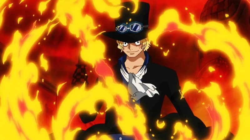 #海贼王#第687集 萨波VS海军高清截图[嘻嘻]