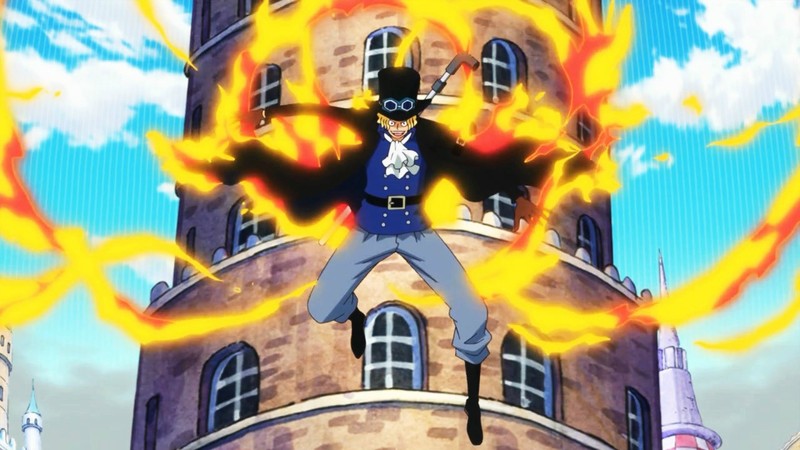 #海贼王#第687集 萨波VS海军高清截图[嘻嘻]