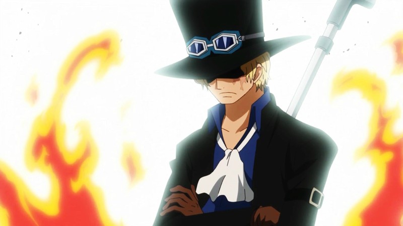 #海贼王#第687集 萨波VS海军高清截图[嘻嘻]