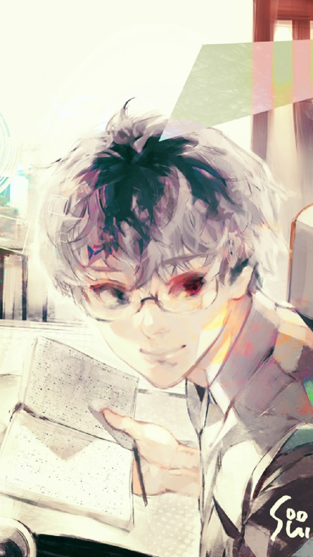 东京食尸鬼作者石田的部分手稿修改图，他的画风在日本动漫家里面算是一个另类吧，个人感觉特别有艺术家的气质！[思考]