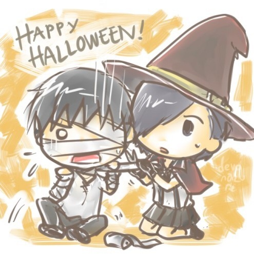 东京食尸鬼Q版头像一组，好萌啊！！(￣ε￣*)