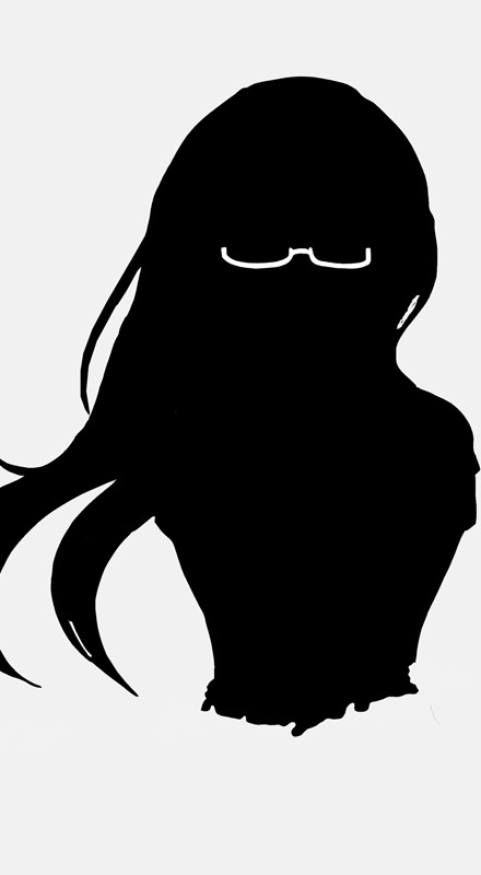 一组简约风格的东京食尸鬼手机壁纸，很有创意^_^