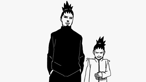 麻烦的鹿丸父子俩(╬▼皿▼）