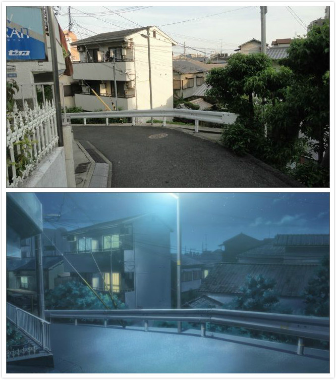 #二次元三次元#动漫CLANNAD现实地点还原，现实环境总比画的要赃，果然是源于现实又高于现实m(_ _)m