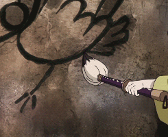 另一个神秘忍者，神笔堪十郎，能力逆天了[嘻嘻]，原型应该是神笔马良吧[哈哈]