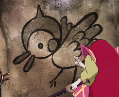 另一个神秘忍者，神笔堪十郎，能力逆天了[嘻嘻]，原型应该是神笔马良吧[哈哈]