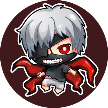 东京食尸鬼Q版头像，萌萌哒，还不默默保存（◕(ｪ)◕）