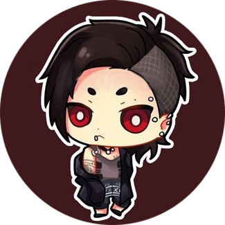 东京食尸鬼Q版头像，萌萌哒，还不默默保存（◕(ｪ)◕）