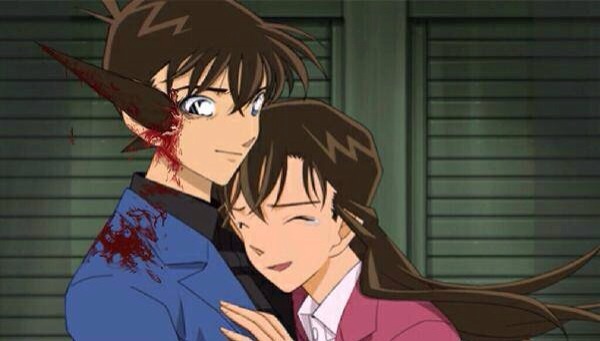 工藤新一，卒。柯南催泪大结局，我的钻头是要突破天际的钻头啊，！！！我的笑点[哈哈]