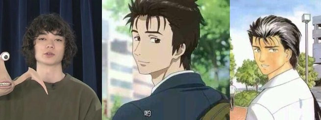 寄生兽人物三版对比照 电影 动画 漫画↖(￣▽￣")