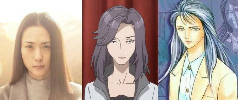 寄生兽人物三版对比照 电影 动画 漫画↖(￣▽￣")