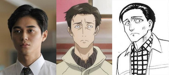 寄生兽人物三版对比照 电影 动画 漫画↖(￣▽￣")