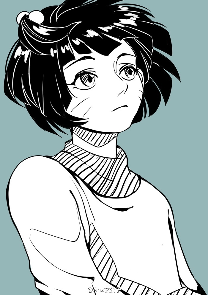 火影忍者新一代，奈良家爷孙三代都长一个样，沙拉好萌，向日葵看起来比博人哥哥大[哈哈]