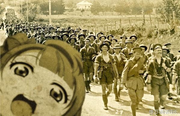 #二次元三次元#历史照片遭遇动漫人物，次元墙的开裂，毫无违和感，第四张千寻和无脸男与周围群众演员配合的简直是天衣无缝~m(_ _)m