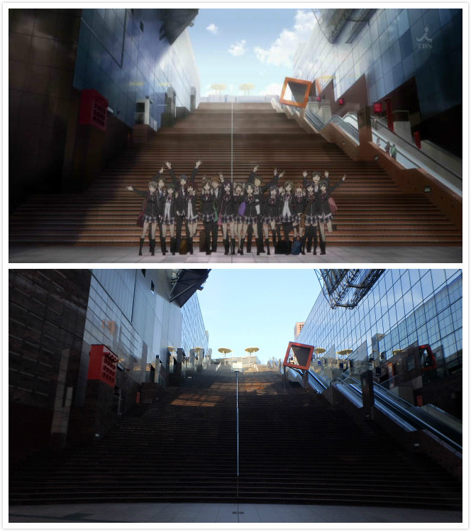 #二次元三次元# 果然我的青春恋爱喜剧搞错了实景对比照，超棒[嘻嘻]