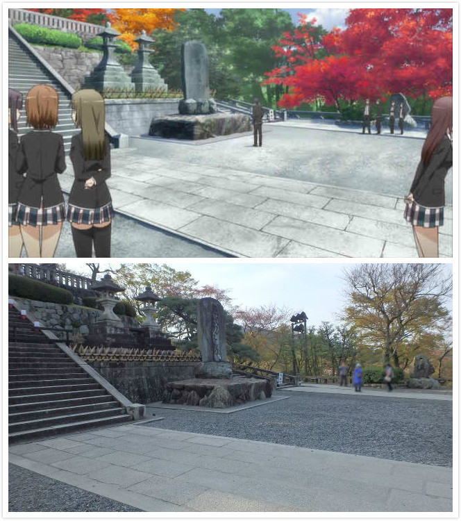 #二次元三次元# 果然我的青春恋爱喜剧搞错了实景对比照，超棒[嘻嘻]