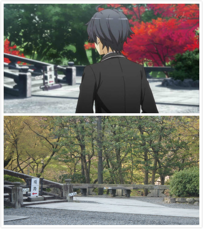 #二次元三次元# 果然我的青春恋爱喜剧搞错了实景对比照，超棒[嘻嘻]