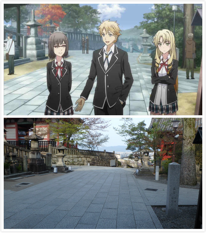 #二次元三次元# 果然我的青春恋爱喜剧搞错了实景对比照，超棒[嘻嘻]