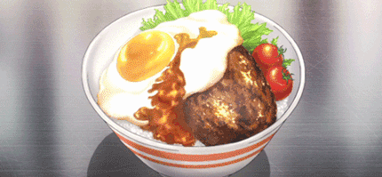 动画中的美食，应该比现实中的还好吃^_^