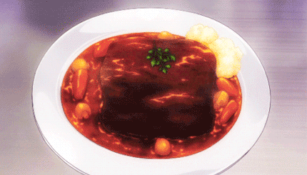 动画中的美食，应该比现实中的还好吃^_^