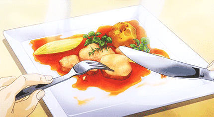 动画中的美食，应该比现实中的还好吃^_^