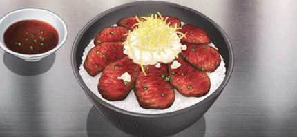 动画中的美食，应该比现实中的还好吃^_^