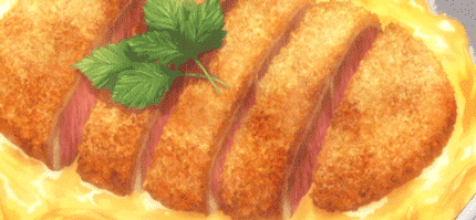 动画中的美食，应该比现实中的还好吃^_^