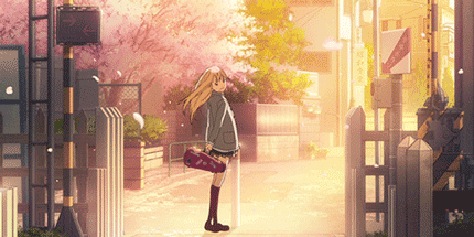 四月是你的谎言唯美场景欣赏，连风都听不到，听不到≧ε ≦