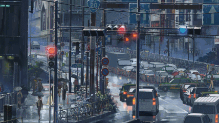 【绝美动漫画面分享】隐约雷鸣 阴霾天空 但盼风雨来 能留你在此 隐约雷鸣 阴霾天空 即使天无雨 我亦留此地