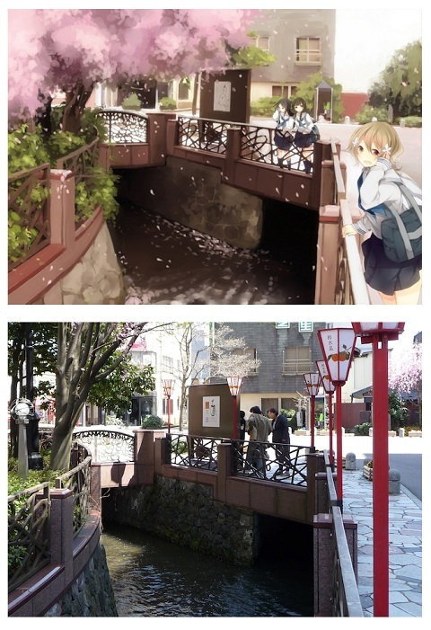 花开伊吕波#二次元三次元#  好想走一走她们曾经走过的路啊[嘻嘻]