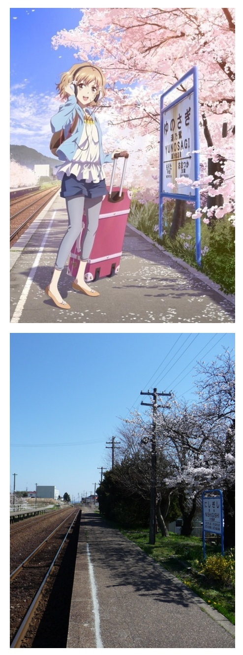 花开伊吕波#二次元三次元#  好想走一走她们曾经走过的路啊[嘻嘻]