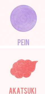 晓组织各成员logo
话说佩因不应该是pain么..是我记错了吗[晕]
最后这个obito虐到[痛哭]