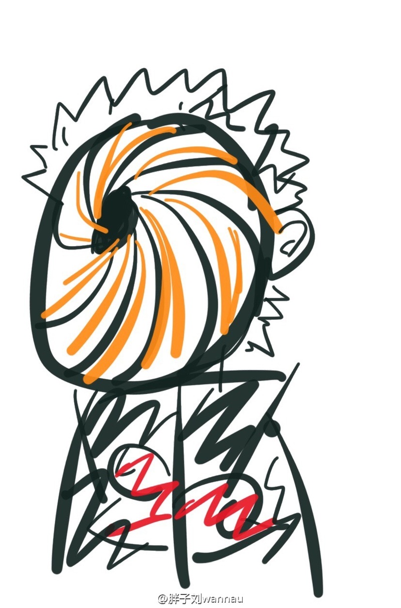 灵魂画手又来了
这一回毁的是晓
简单粗暴到不行[哈哈]