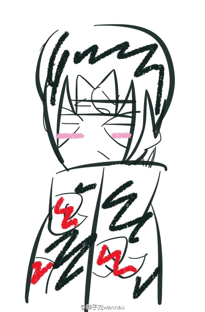 灵魂画手又来了
这一回毁的是晓
简单粗暴到不行[哈哈]