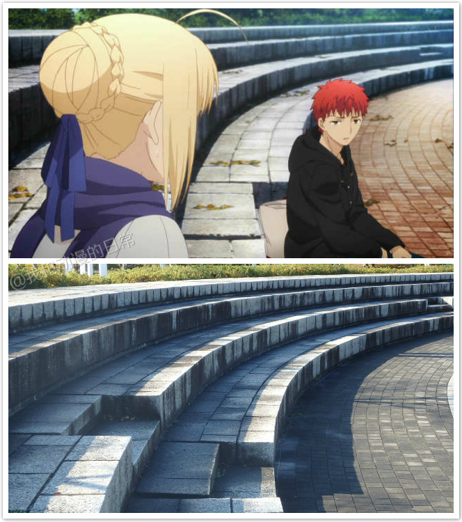 Fate/stay night UBW#二次元三次元#
看了这么多现实地点还原的皂片，好羡慕拍照的人，我也想走走二次元的他们走过的路[痛哭]
人家的风景就是大街上随便一拍就可以拿来做动画了
