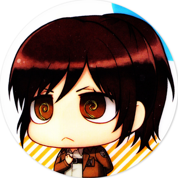 巨人Q版头像，萌萌哒！(･ิ㉨･ิ)
喜欢艾尔敏和兵长[哈哈]