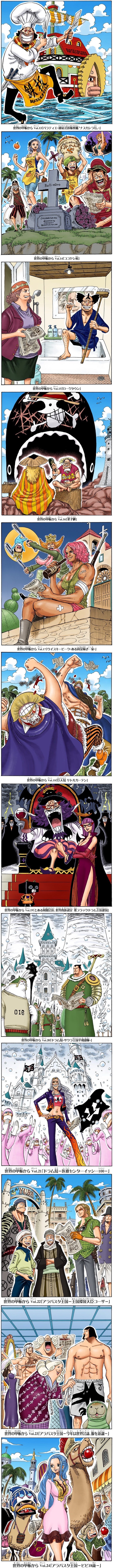 #海贼王# 漫画扉页——世界的甲板