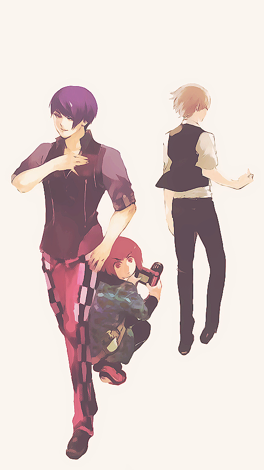 分享一组东京食尸鬼小说封面的手机壁纸，高.清.无.水.印