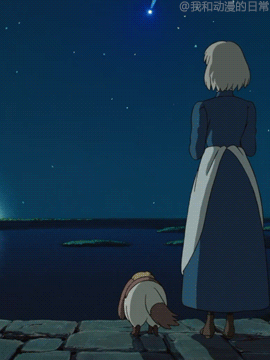 #哈尔的移动城堡# 就是因为你不好，才要留在你身边，给你幸福。