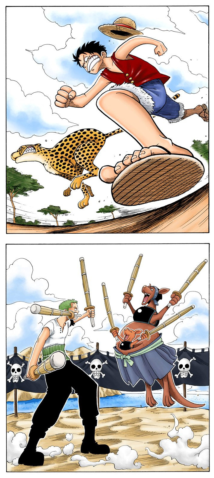 #海贼王#  漫画扉页——草帽一伙