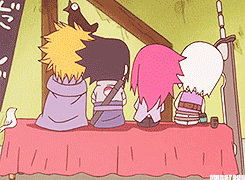 #火影忍者# 每天都要萌萌哒！早安~[阳光][阳光]