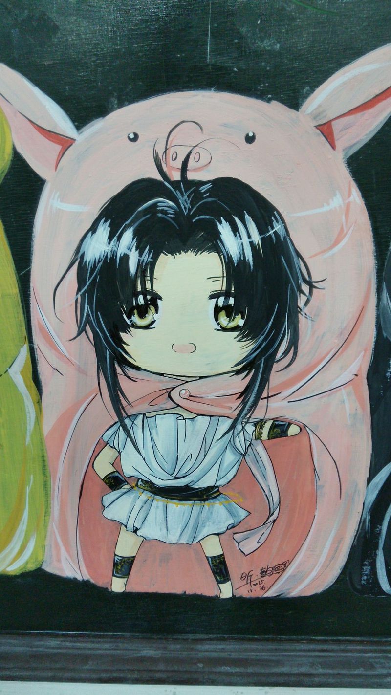 #干物妹小埋#别人班的黑板报