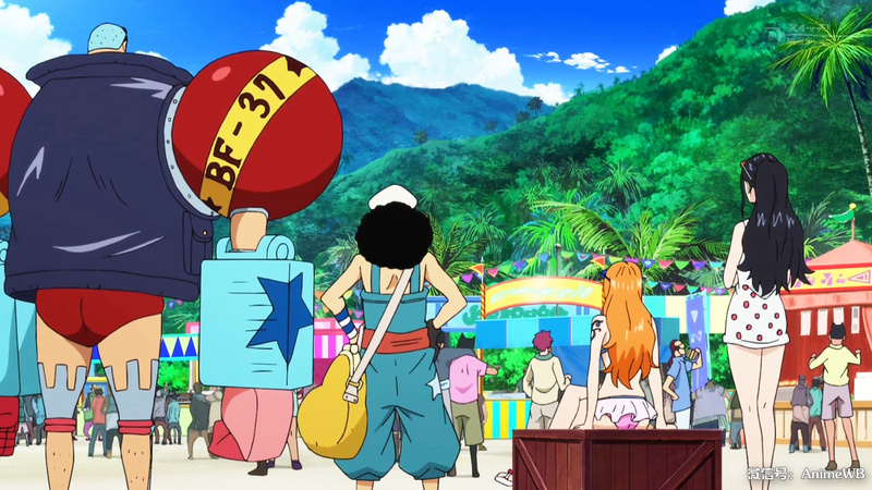 我看到了不得了的东西，娜美桑的粉系胖次！[花心]