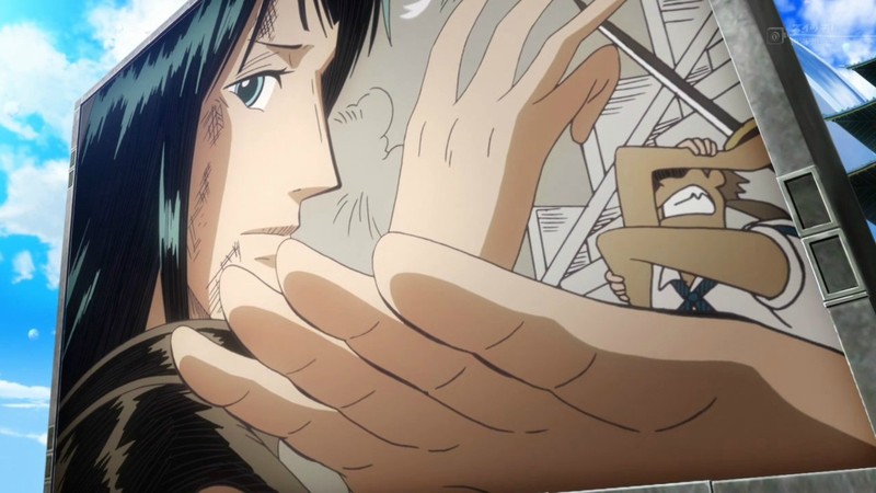 #海贼王#TV特别篇《雾之岛的冒险》罗宾酱高清截图未调色版。[酷]